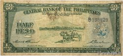 1/2 Peso PHILIPPINES 1949 P.132a F