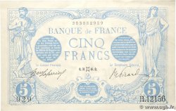 5 Francs BLEU FRANCE 1916 F.02.39 VF+