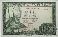 1000 Pesetas SPAIN 1965 P.151 AU-