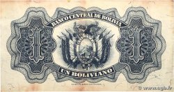 1 Boliviano BOLIVIA 1928 P.128c VF