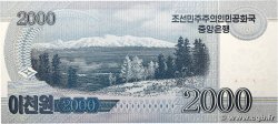 2000 Won Commémoratif CORÉE DU NORD 2008 P.CS16 pr.NEUF