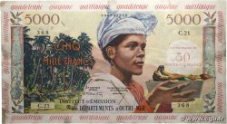 50 NF sur 5000 Francs ANTILLES FRANÇAISES  1961 P.03a