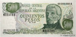 500 Pesos Spécimen ARGENTINE 1972 P.292s NEUF