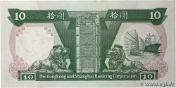 10 Dollars HONG KONG 1992 P.191c AU+