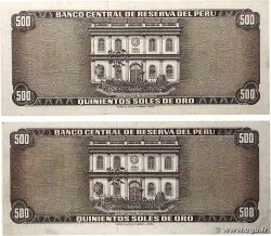 500 Soles de Oro Lot PÉROU 1975 P.110 SUP
