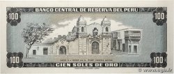 100 Soles de Oro PÉROU 1974 P.102c NEUF