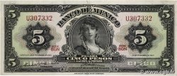 5 Pesos MEXICO 1969 P.060j MBC+