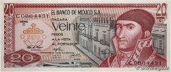 20 Pesos MEXICO 1972 P.064a EBC