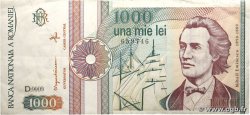 1000 Lei ROMANIA 1991 P.101Aa