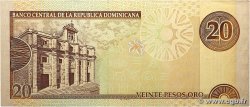 20 Pesos Oro RÉPUBLIQUE DOMINICAINE 2001 P.169a BB