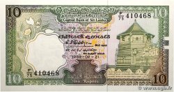 10 Rupees SRI LANKA 1989 P.096d NEUF