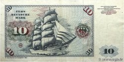 10 Deutsche Mark GERMAN FEDERAL REPUBLIC 1980 P.31 q.BB