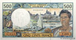 500 Francs POLYNESIA, FRENCH OVERSEAS TERRITORIES 1992 P.01d UNC-
