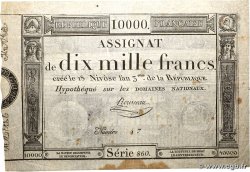 10000 Francs FRANCE 1795 Ass.52a