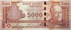 5000 Guaranies PARAGUAY 2008 P.223b ST