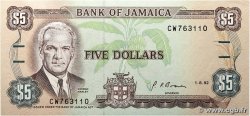 5 Dollars GIAMAICA 1992 P.70d q.FDC