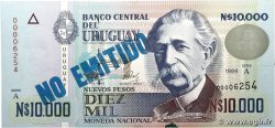 10000 Nuevos Pesos URUGUAY 1989 P.068B FDC
