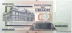 10000 Nuevos Pesos URUGUAY 1989 P.068B FDC