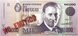 1000 Nuevos Pesos URUGUAY 1989 P.067A UNC
