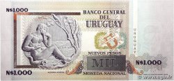 1000 Nuevos Pesos URUGUAY 1989 P.067A UNC