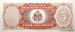 5 Gourdes HAÏTI 1992 P.261 XF