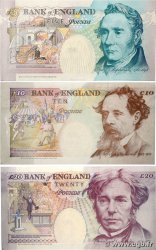 5, 10 et 20 Pounds Set de présentation ANGLETERRE  1998 P.(382-383-384) NEUF
