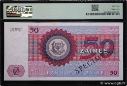50 Zaïres Spécimen ZAÏRE  1980 P.25s pr.NEUF