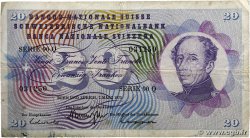 20 Francs SUISSE 1973 P.46u