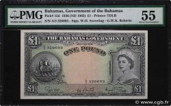 1 Pound BAHAMAS  1953 P.15d