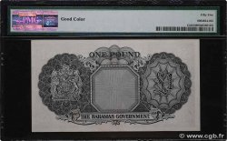1 Pound BAHAMAS  1953 P.15d SPL
