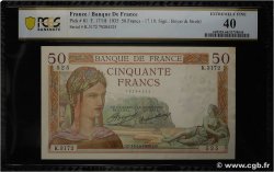 50 Francs CÉRÈS FRANCE 1935 F.17.18
