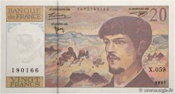 20 Francs DEBUSSY Modifié FRANCE 1997 F.66ter.02