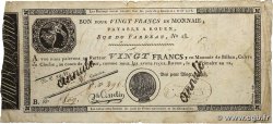 20 Francs Annulé FRANCE Rouen 1801 PS.245