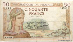 50 Francs CÉRÈS FRANCE 1936 F.17.27