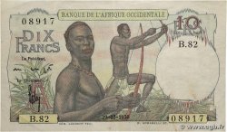 10 Francs AFRIQUE OCCIDENTALE FRANÇAISE (1895-1958) 1950 P.37 pr.SUP