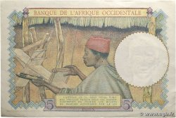 5 Francs AFRIQUE OCCIDENTALE FRANÇAISE (1895-1958) 1942 P.25 TTB+