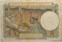5 Francs AFRIQUE OCCIDENTALE FRANÇAISE (1895-1958) 1942 P.25 TB