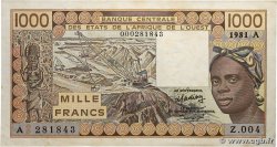1000 Francs ÉTATS DE L