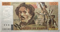100 Francs DELACROIX modifié FRANCE 1984 F.69.08a