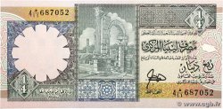 1/4 Dinar LIBIA 1991 P.57a AU+