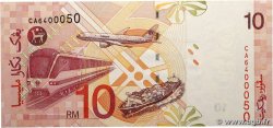 10 Ringgit MALAYSIA 2001 P.42c et P.42d XF+