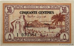 50 Centimes TUNISIE 1943 P.54 SUP