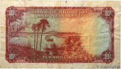 10 Shillings RHODÉSIE ET NYASSALAND  1961 P.20a pr.TB