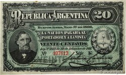 20 Centavos ARGENTINE  1892 P.215