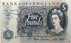 5 Pounds ANGLETERRE  1966 P.375b