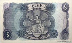 5 Pounds ANGLETERRE  1966 P.375b SUP