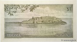 1 Pound GUERNSEY 1969 P.45c AU-