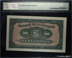 100 Francs Spécimen GUYANE  1942 P.13s SPL