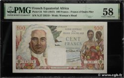 100 Francs La Bourdonnais CCFOM AFRIQUE ÉQUATORIALE FRANÇAISE  1947 A.133a