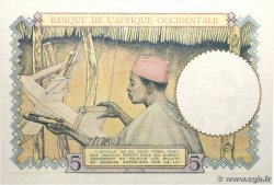 5 Francs AFRIQUE OCCIDENTALE FRANÇAISE (1895-1958)  1939 P.21 NEUF